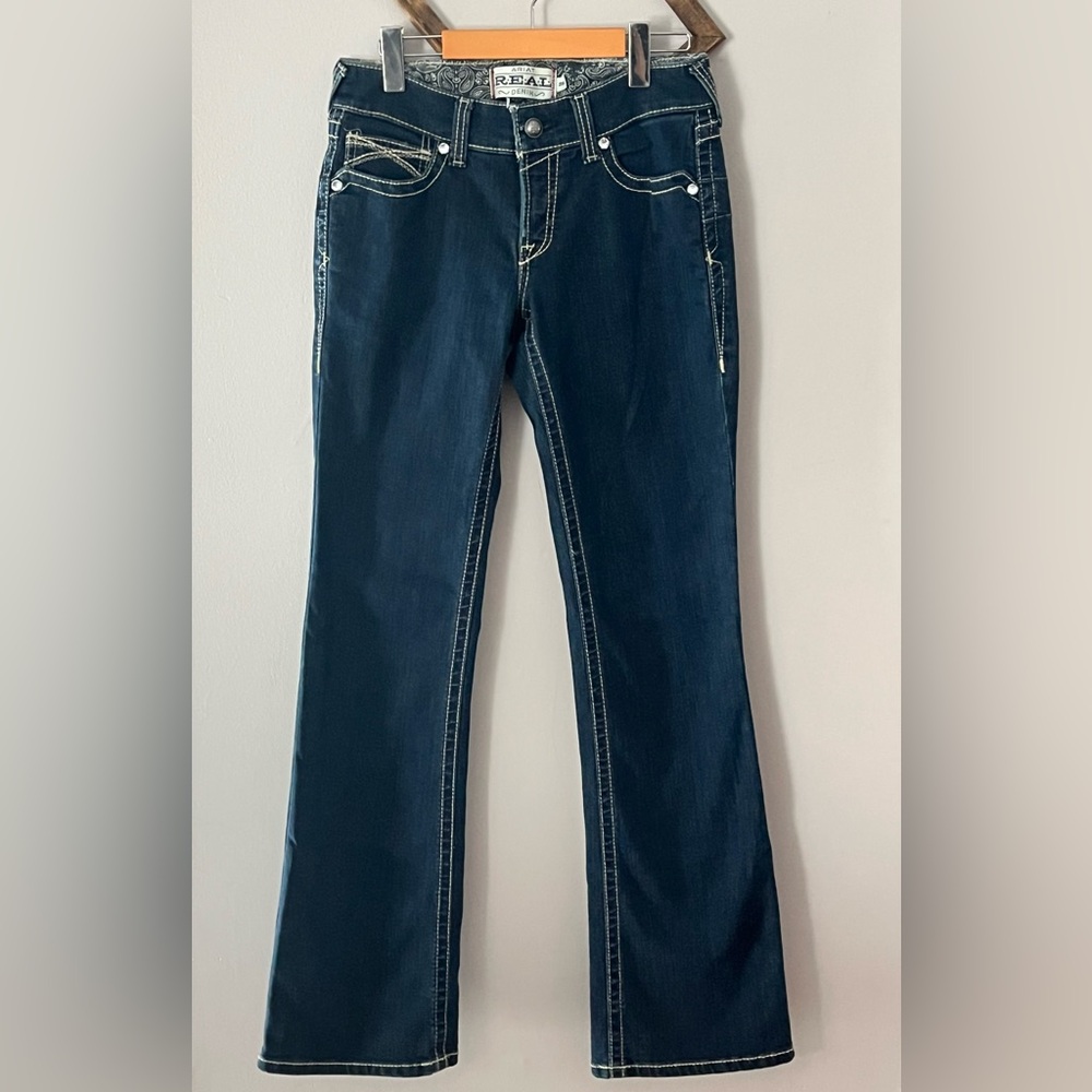 Women’s ARIAT R•E•A•L DENIM 28L Whipstitch Bootcut Jeans 👖